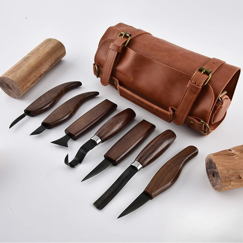 Beginner Leatherwork Kit - Kit de tallado de madera, juego