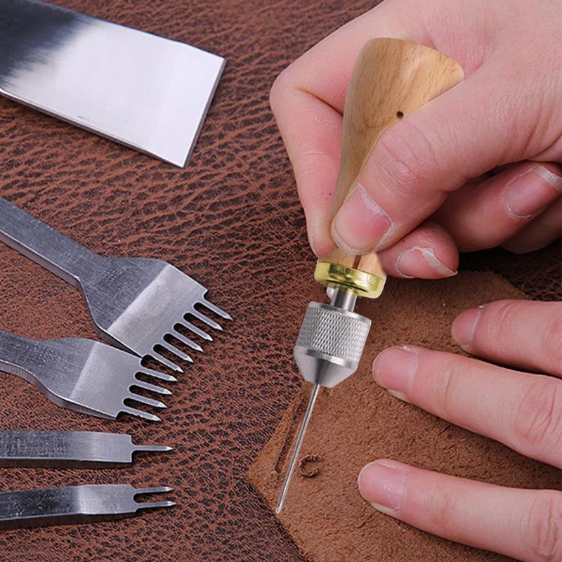 Beginner Leatherwork Kit - Kit de herramientas de trabajo de