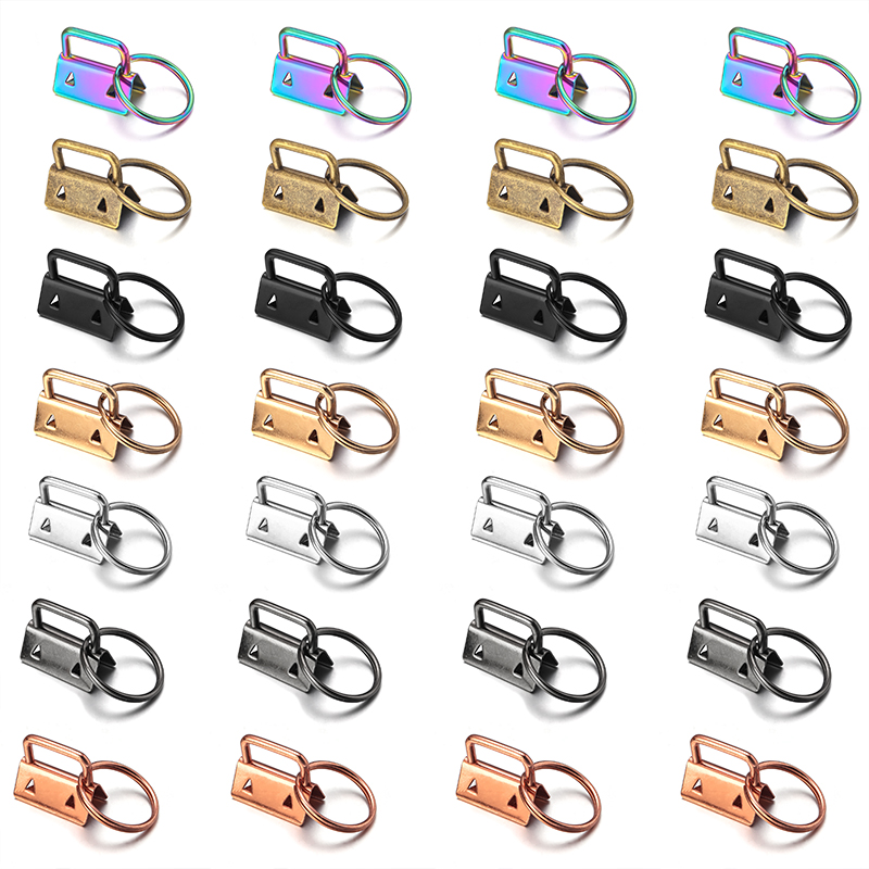 Leatherwork Hardware - 10 unids/lote Clip trasero llavero Hardware