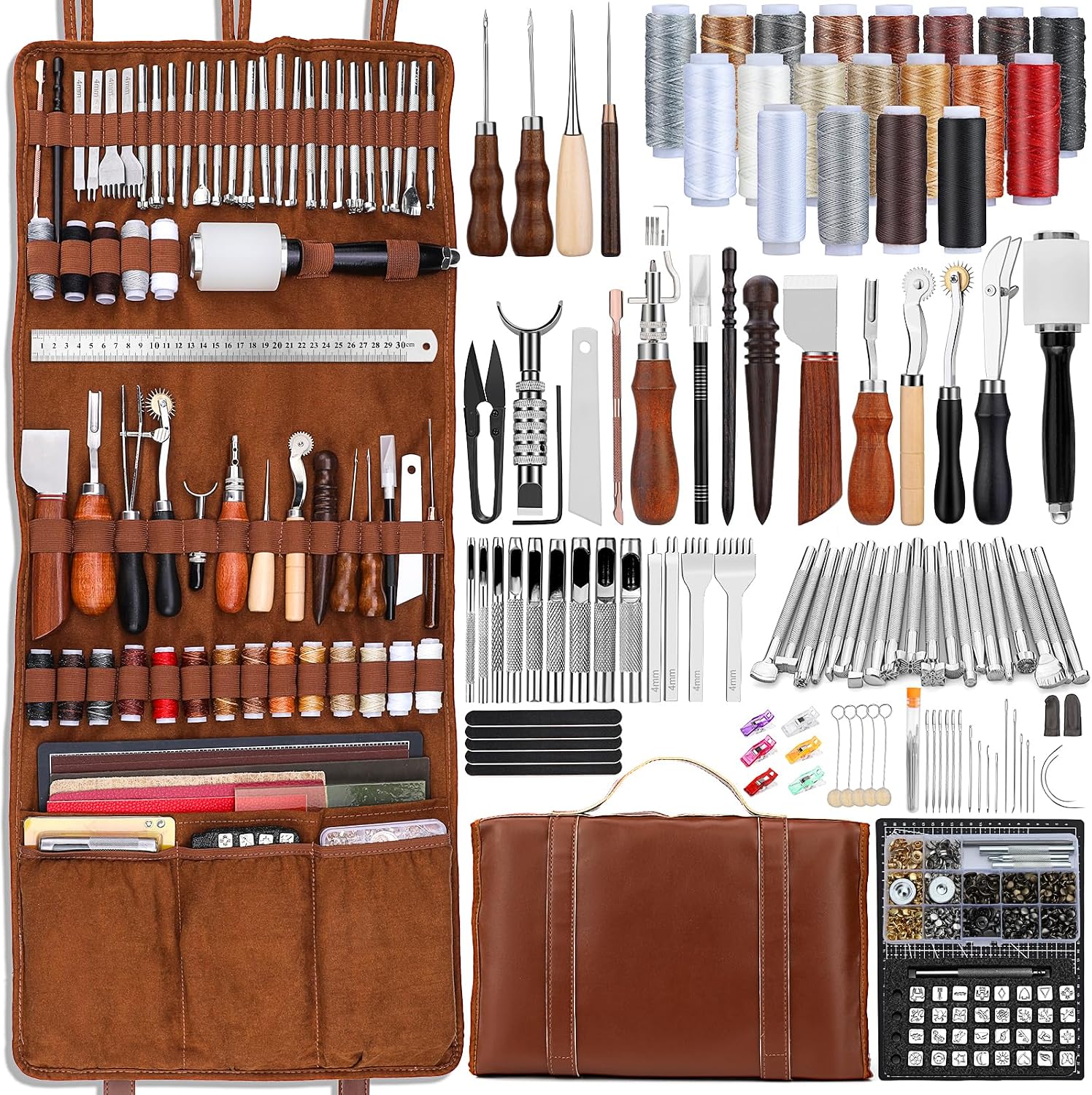 Leather Work Handbag - Kit de Herramientas para Trabajar el