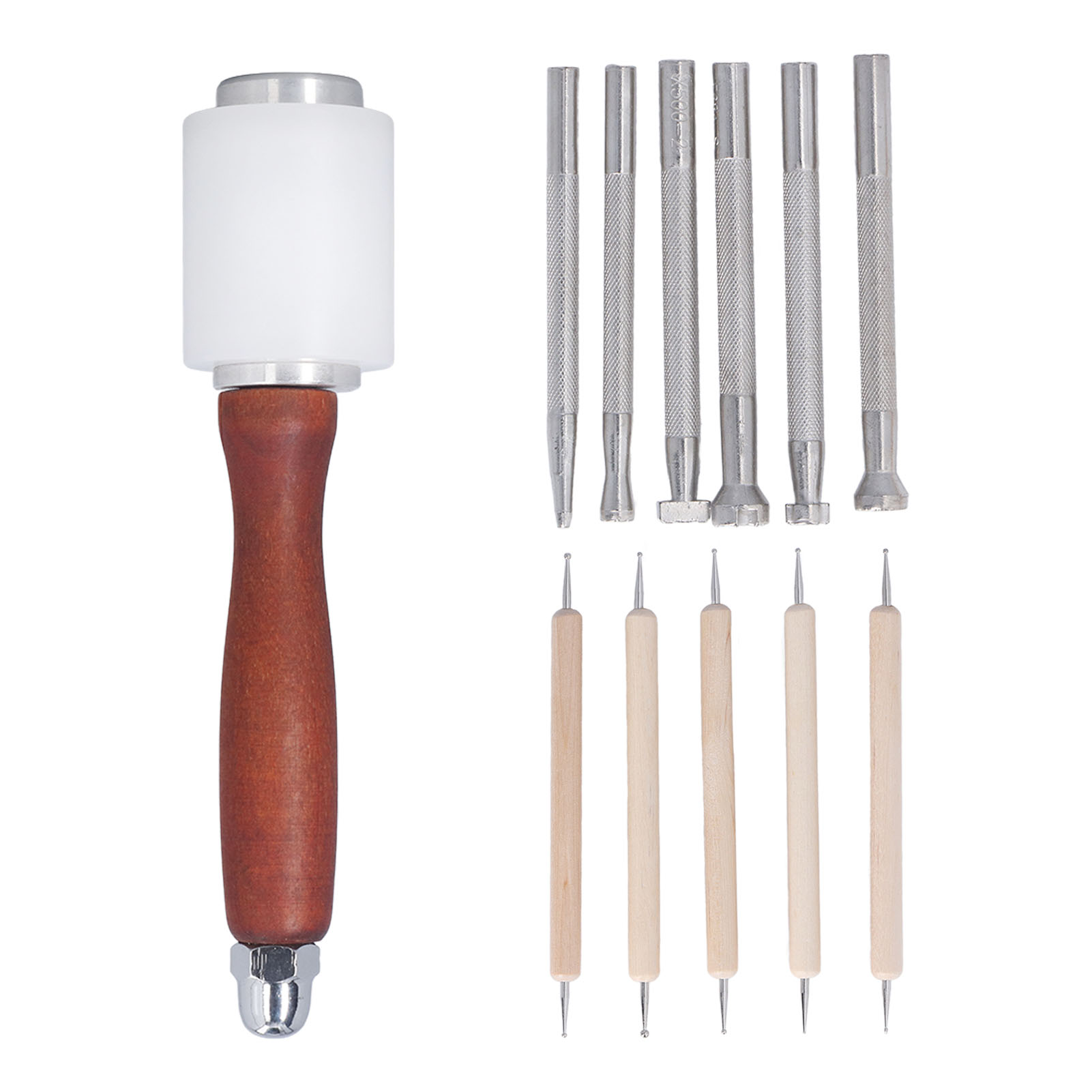 Juego de 12 Herramientas de Es - Leatherwork Hammer reseña y precio