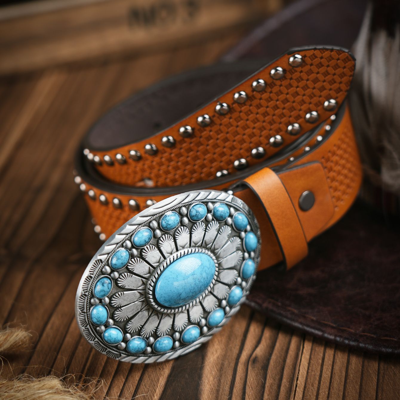 Cinturón Casual Retro de Estil - Leather Work Western reseña y precio