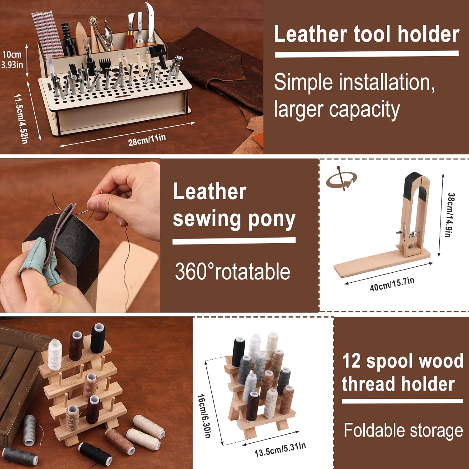 Juego de herramientas para tra - Beginner Leatherwork Kit reseña y precio