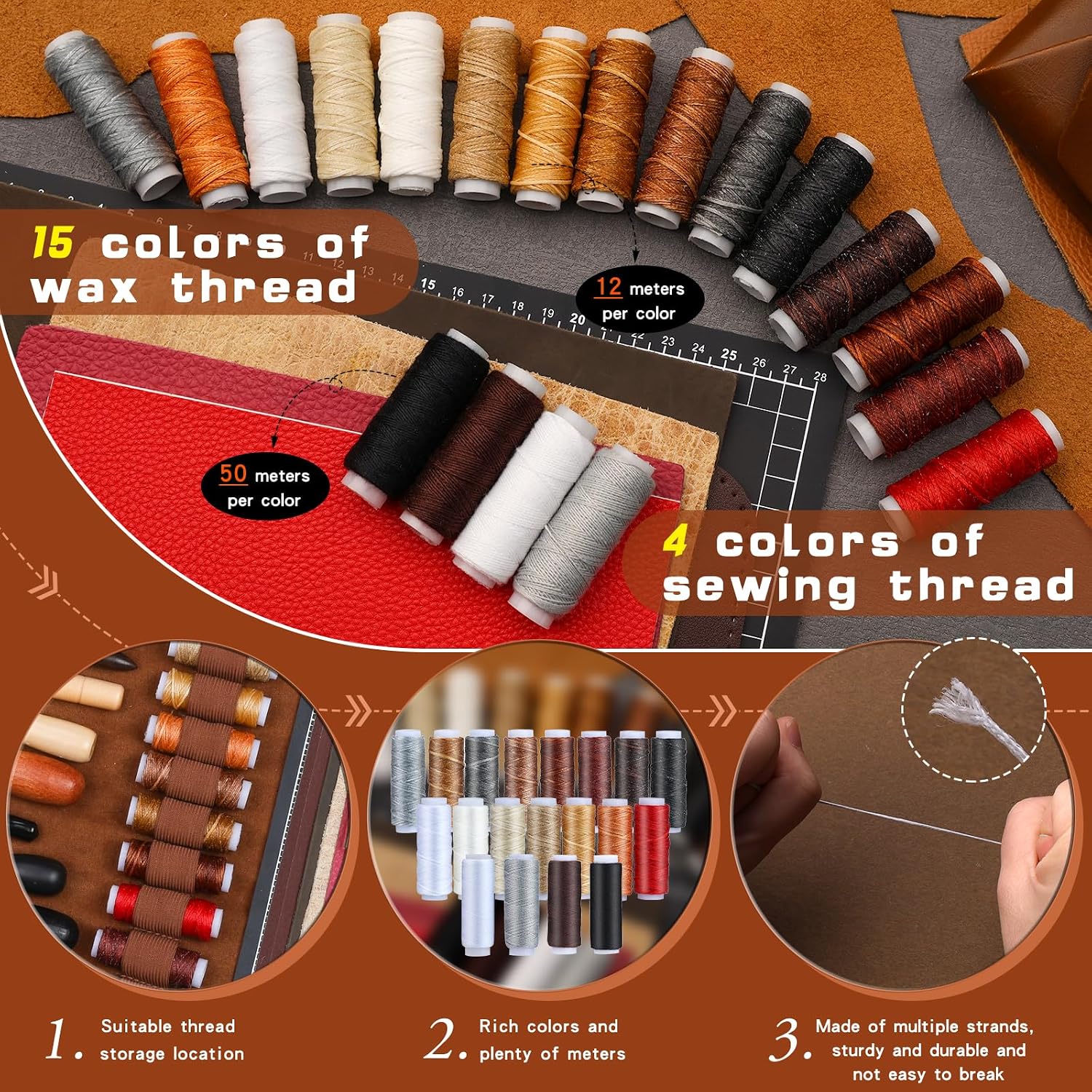 Kit de Herramientas para Traba - Leather Work Handbag reseña y precio