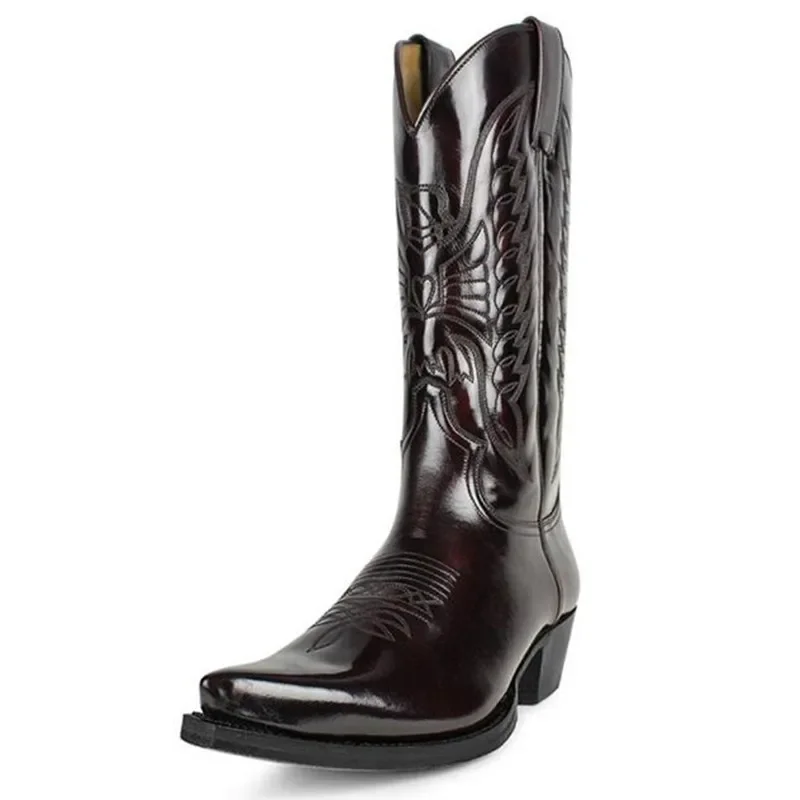Botas de vaquero para hombre y - Leather Work Western reseña y precio