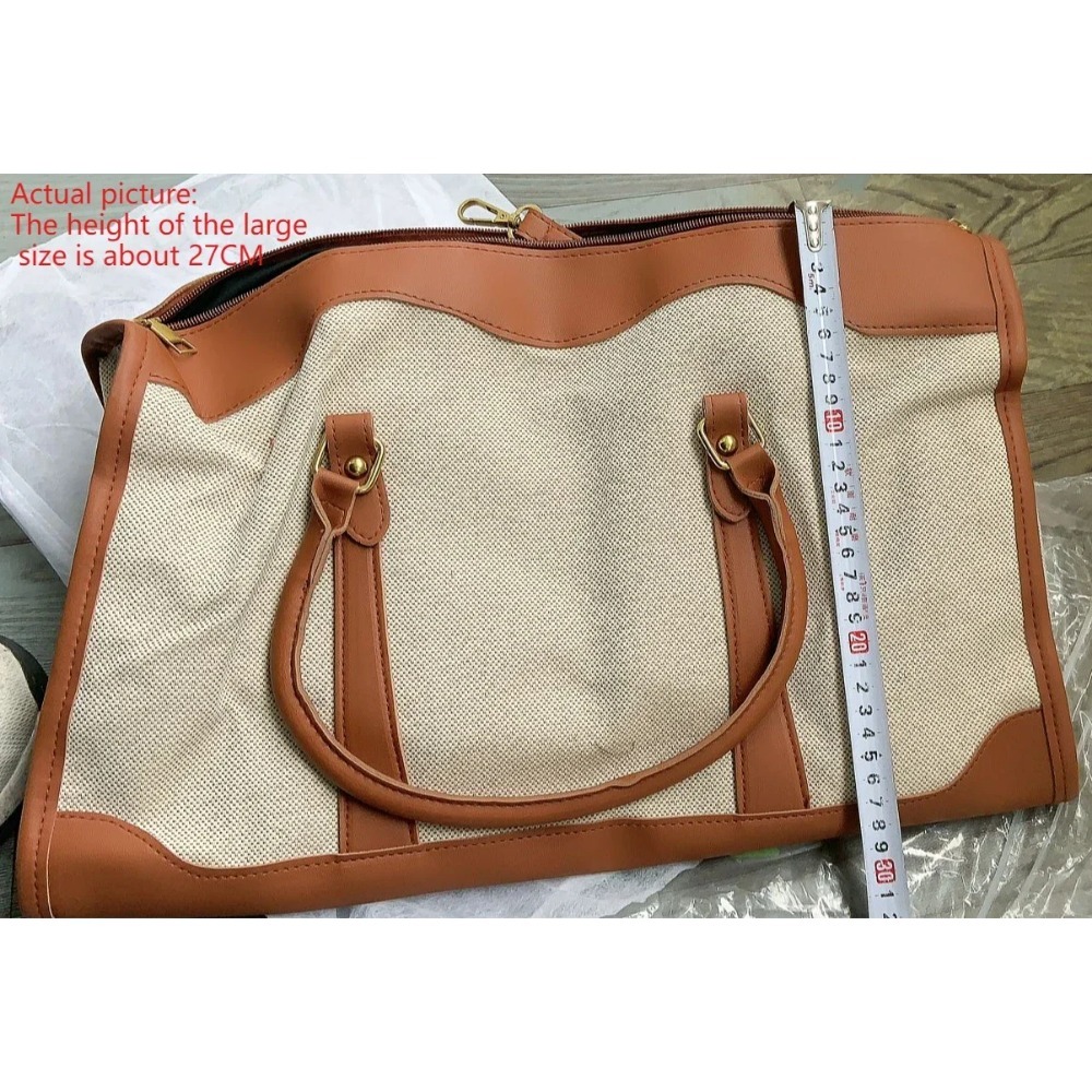 Conjunto de Bolsos de Lona y C - Leather Work Duffle reseña y precio