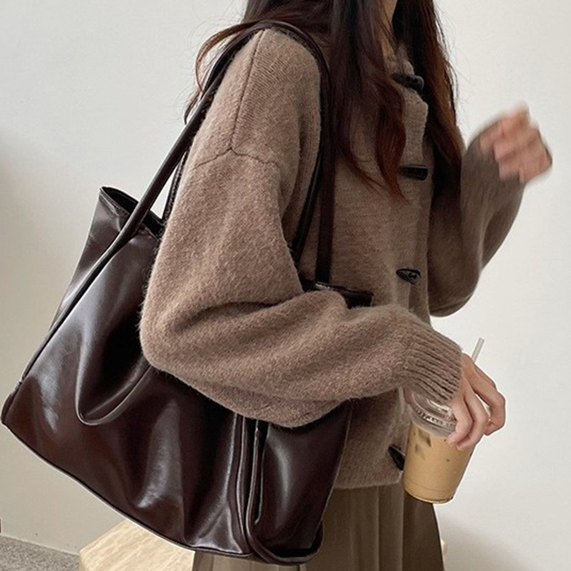 Bolsos de Hombro Vintage para  - Leather Work Handbag reseña y precio