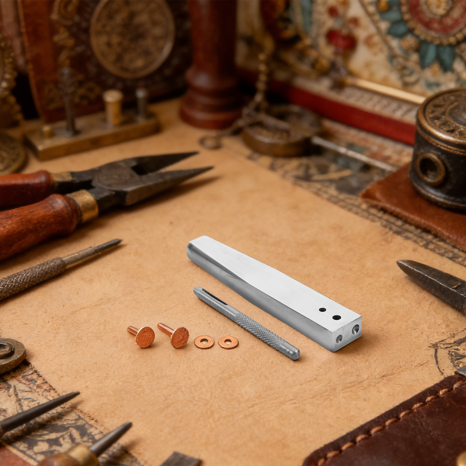 1 Juego de Herramientas para R - Leatherwork Rivet Setter reseña y precio