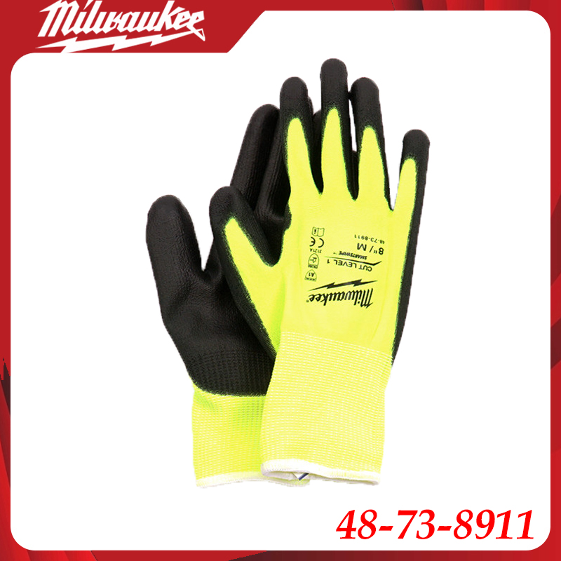 Guantes de Trabajo de Alta Vis - Leather Work Organiser reseña y precio