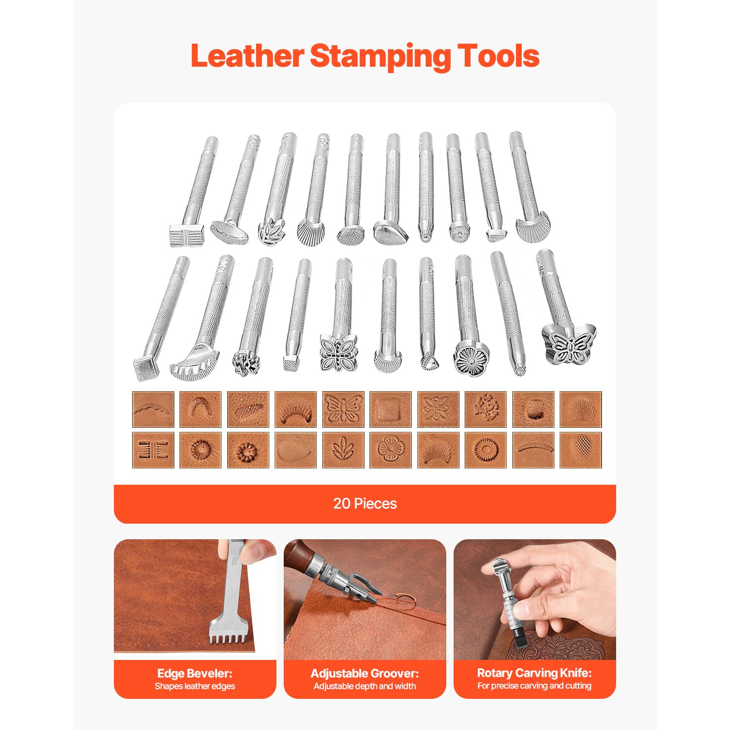 Kit de herramientas para traba - Beginner Leatherwork Kit reseña y precio