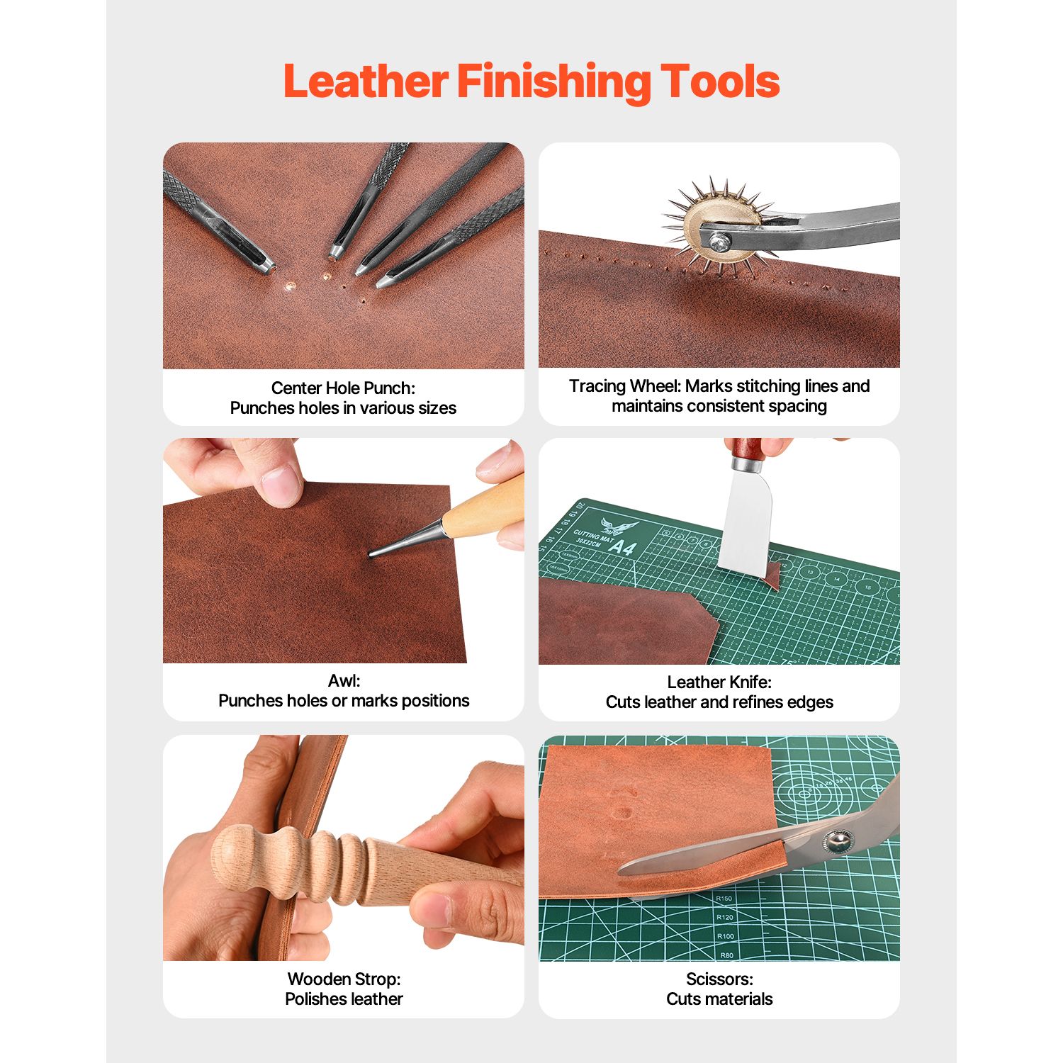 Kit de herramientas para traba - Beginner Leatherwork Kit reseña y precio