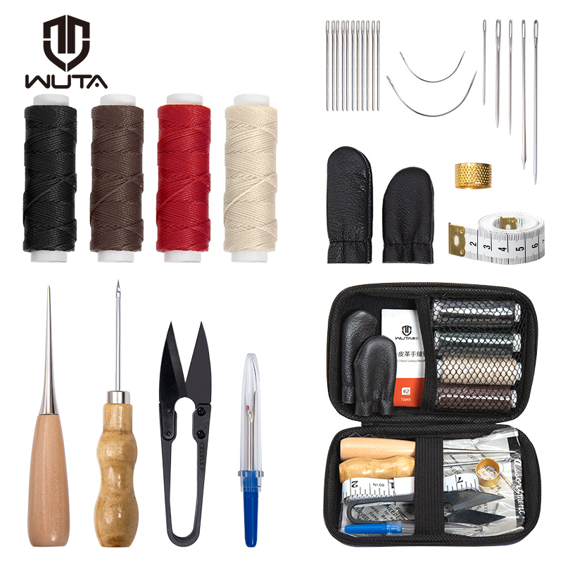 WUTA-Kit de reparación de cuer - Leather Work Organiser reseña y precio