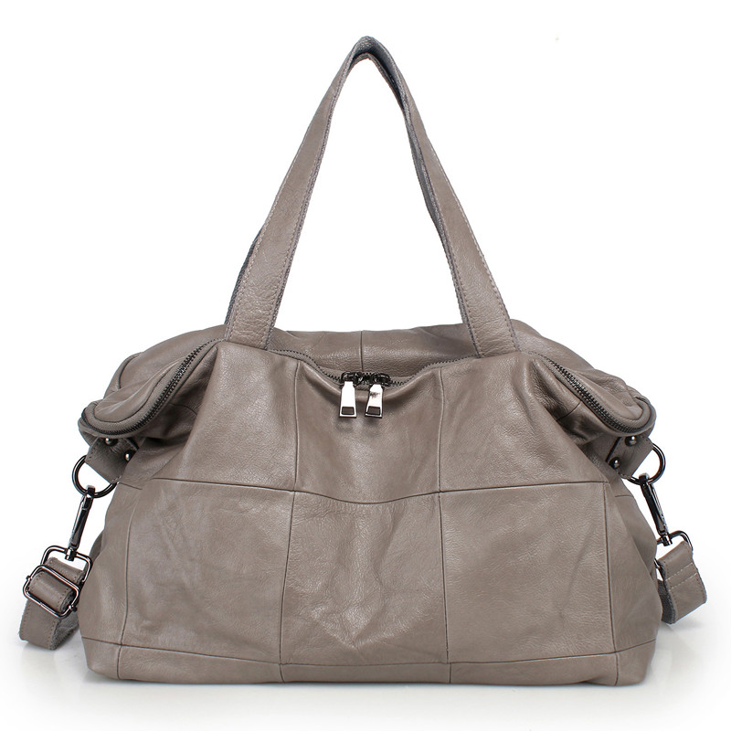 Bolso de mano de gran capacida - Leather Work Handbag reseña y precio