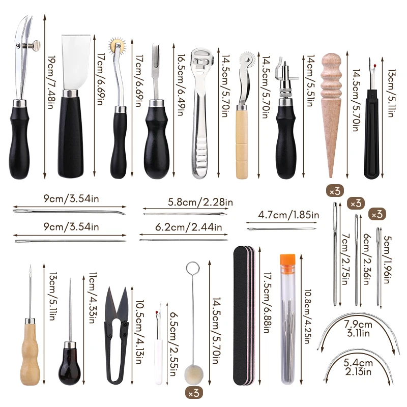 KRABALL-Kit de herramientas pr - Leather Work Organiser reseña y precio